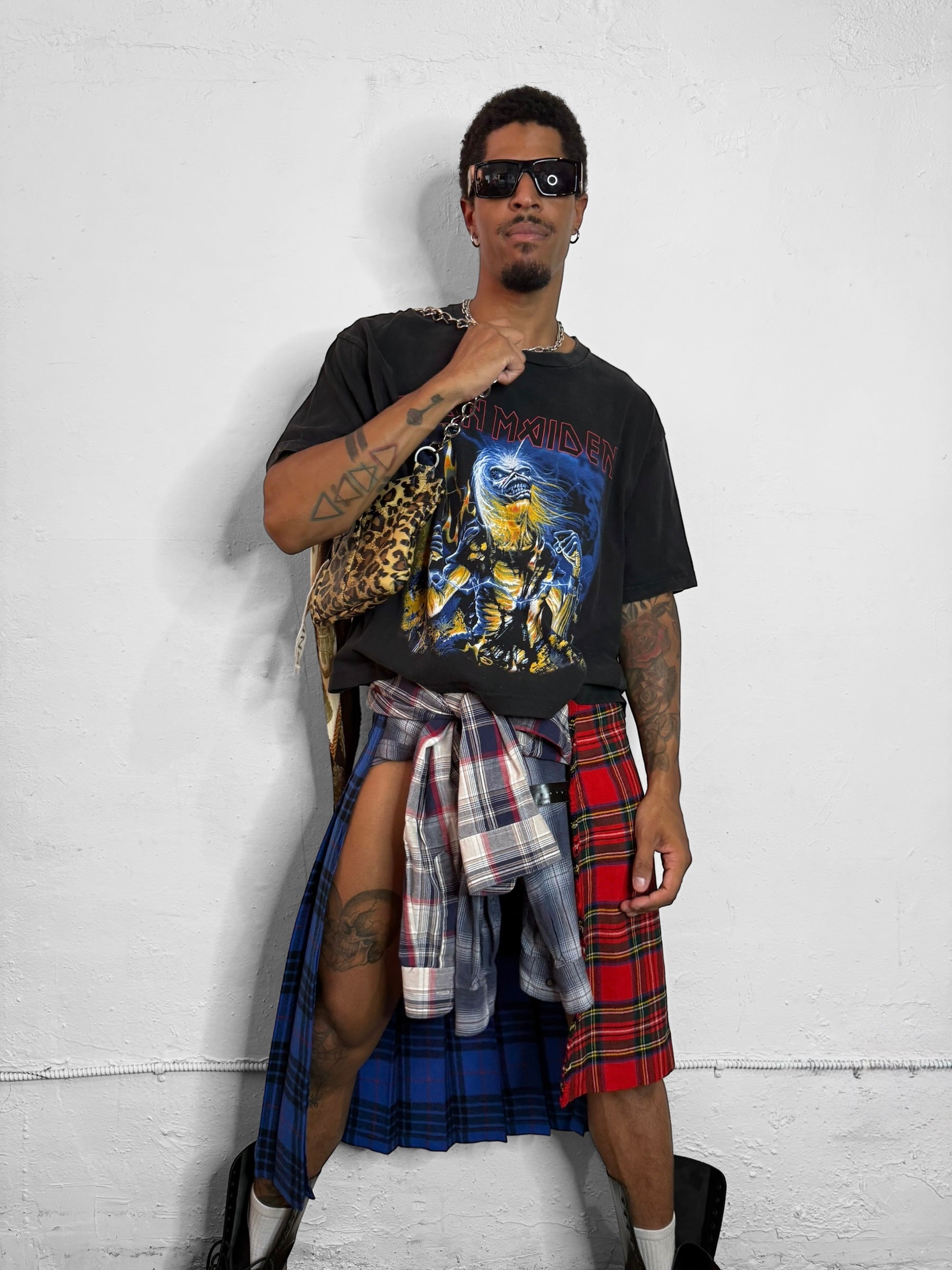 Green Kilt Punk Flap.