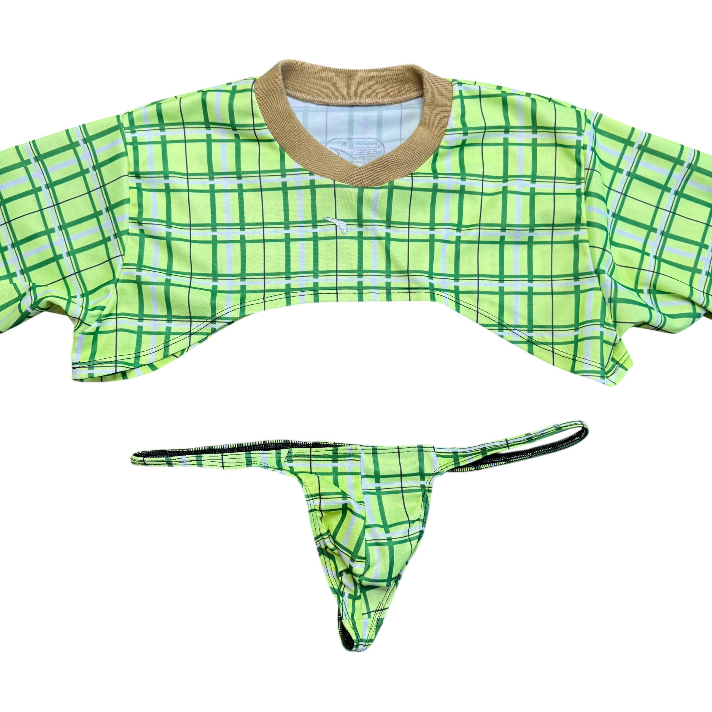 Neon Green “Bolero” Long Sleeve. S