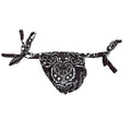 Brown Hanky Bandana Thong. O/S