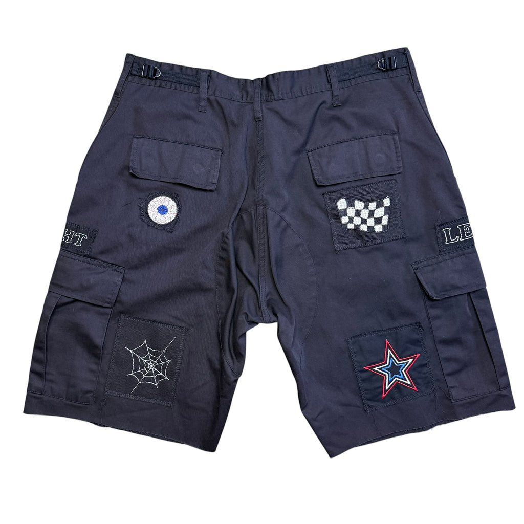 Patch'D Cargo Shorts. 35