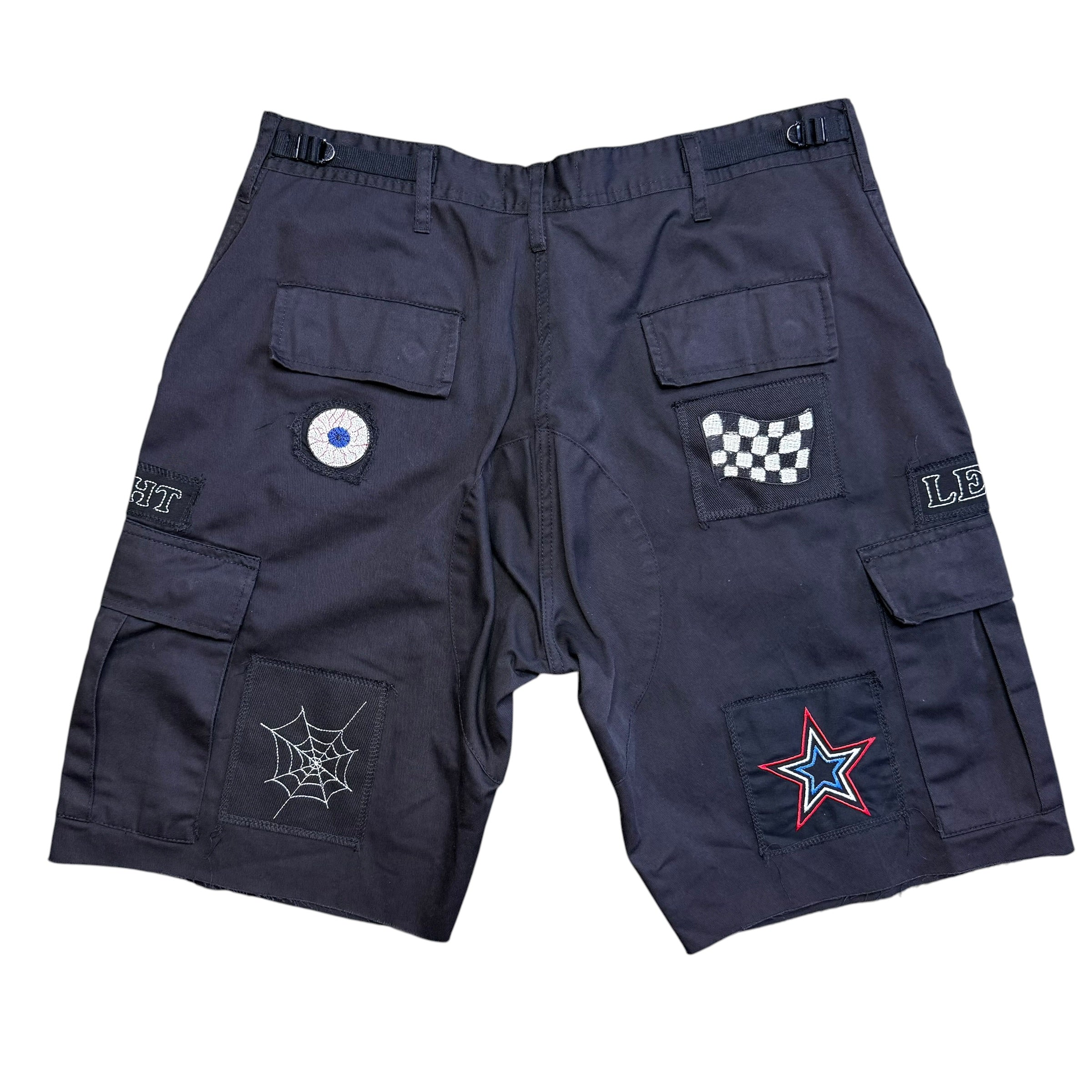 Patch'D Cargo Shorts. 35