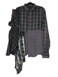 Black Double Crop Shirt.