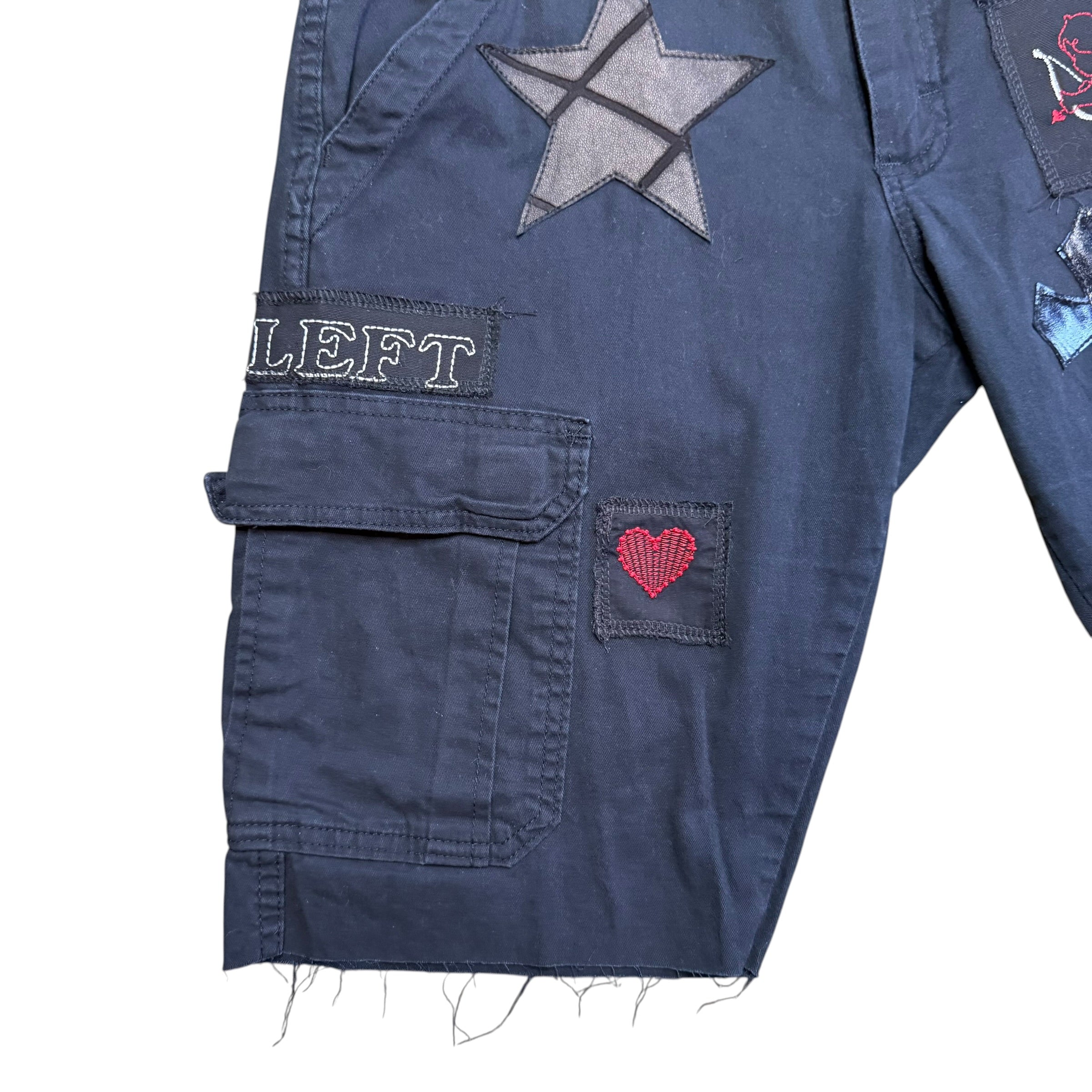 Patch'D Cargo Shorts. 31