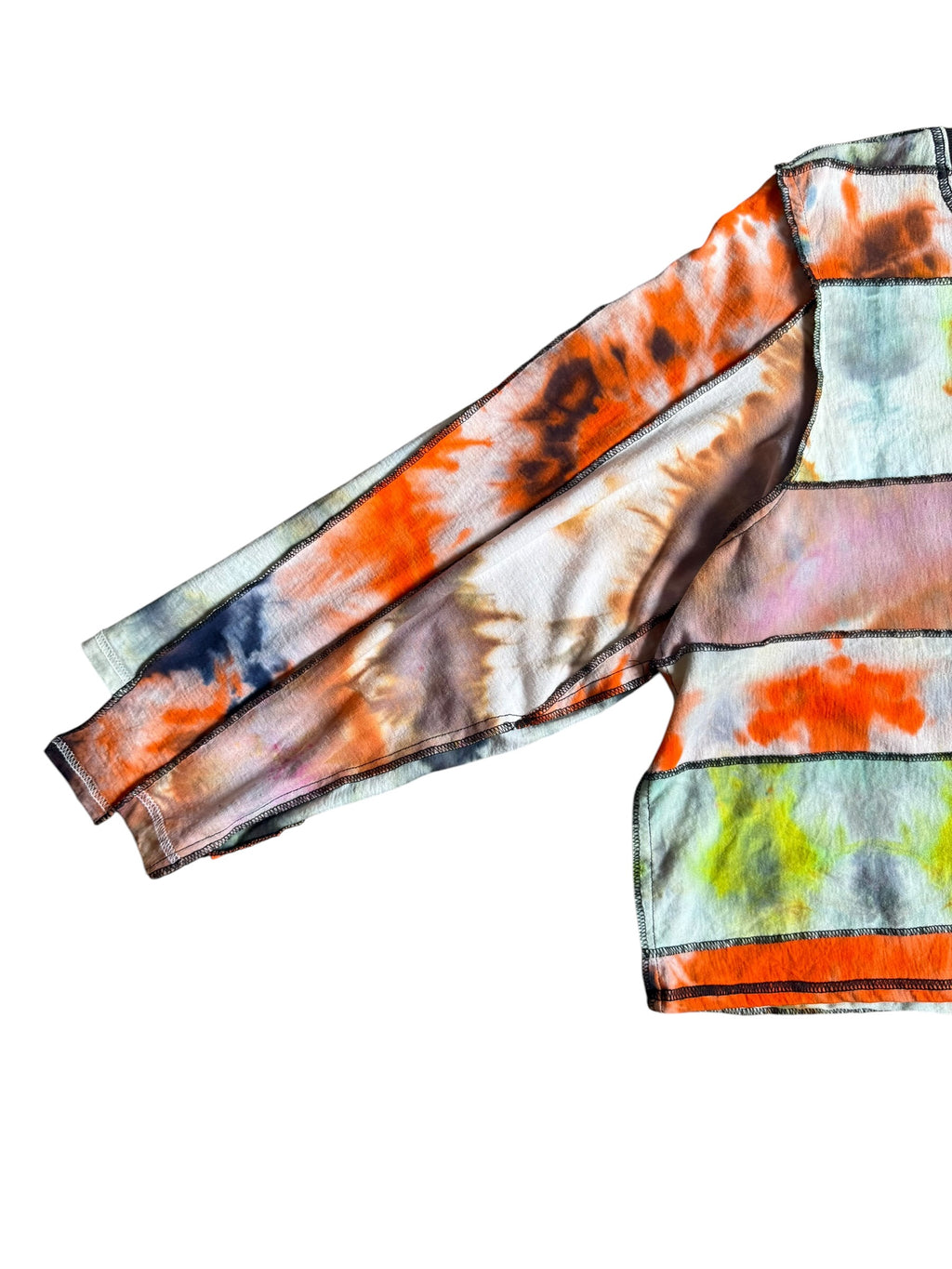 Mink Tiers "Sunset" Tie Dye Crop Top.