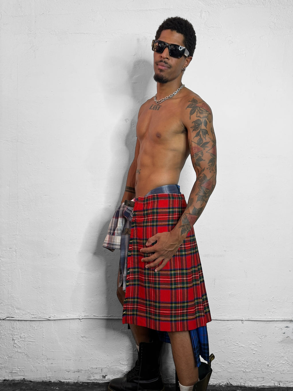 Green Kilt Punk Flap.