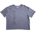 "Press Carry" Crop T-Shirt. XL
