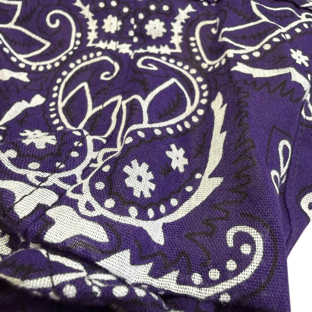 Purple Hanky Bandana Thong. O/S