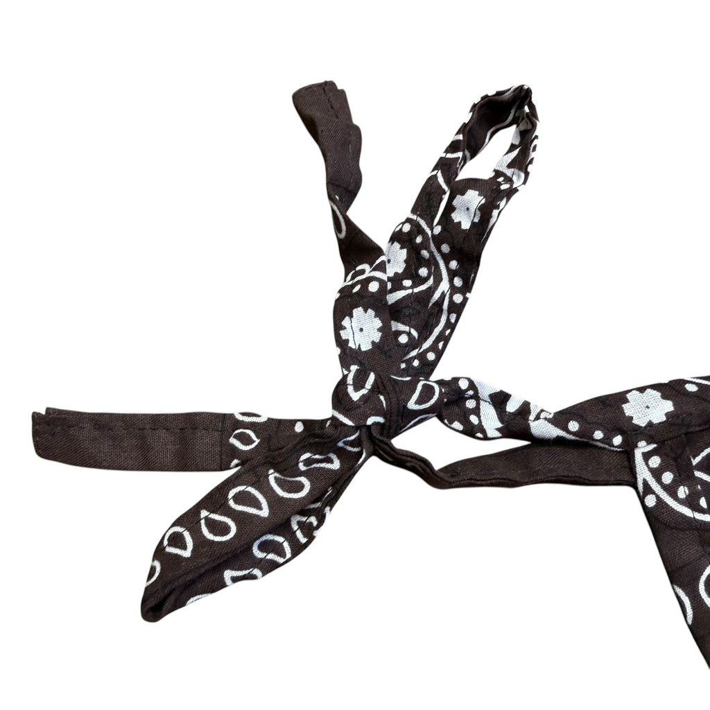 Brown Hanky Bandana Thong. O/S