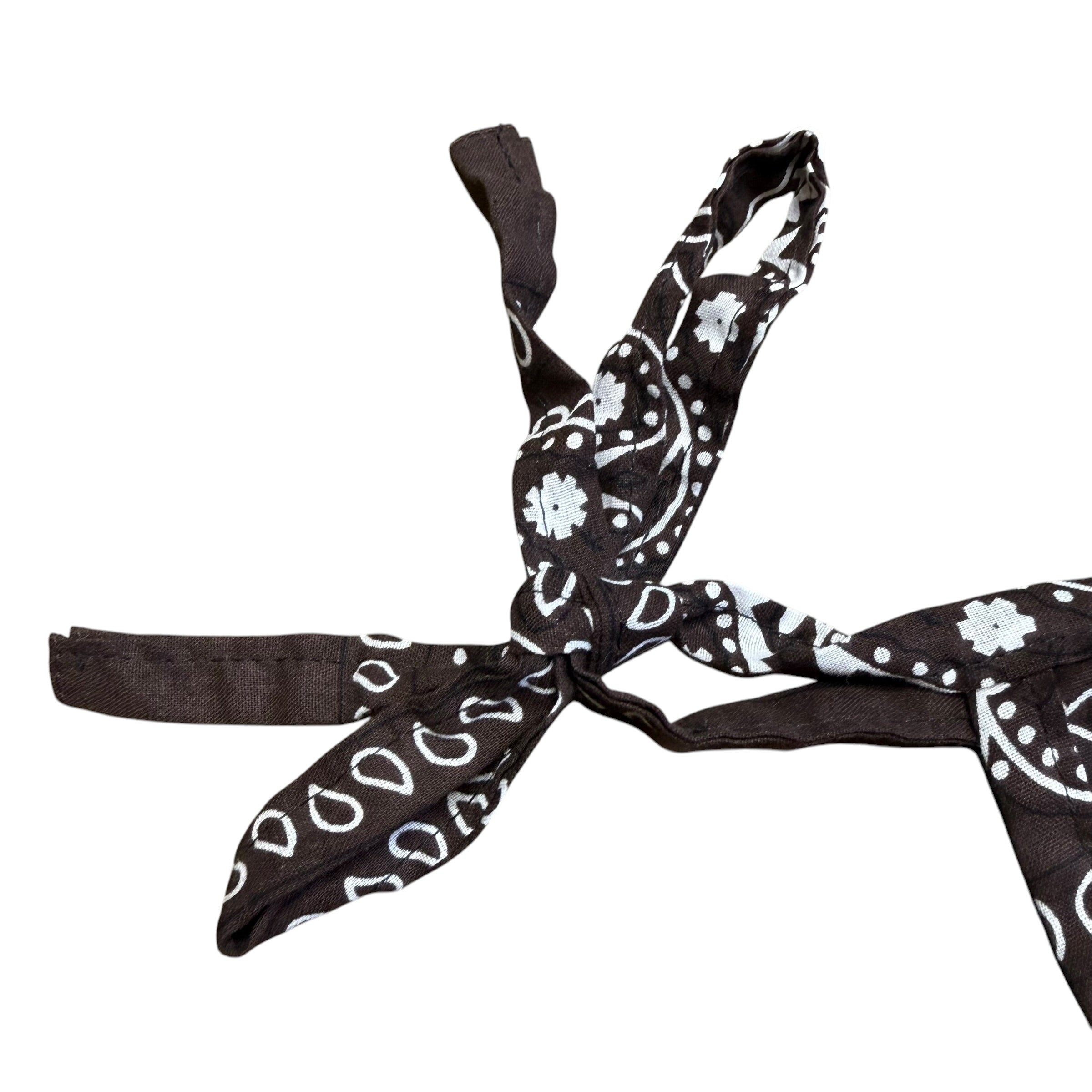 Brown Hanky Bandana Thong. O/S
